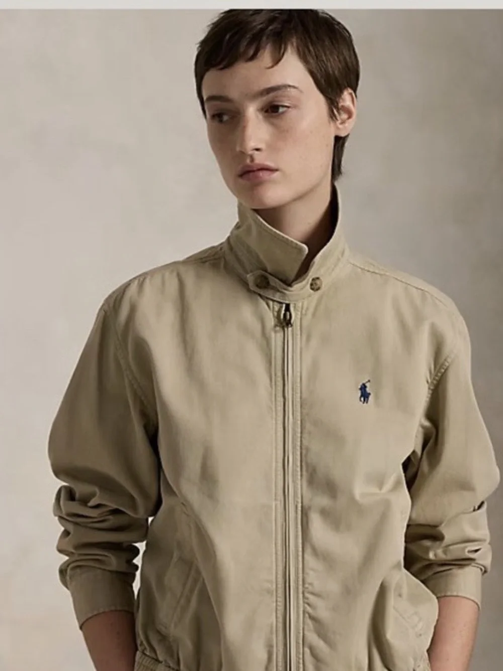 Polo Ralph Lauren women’s cotton twill jacket khaki